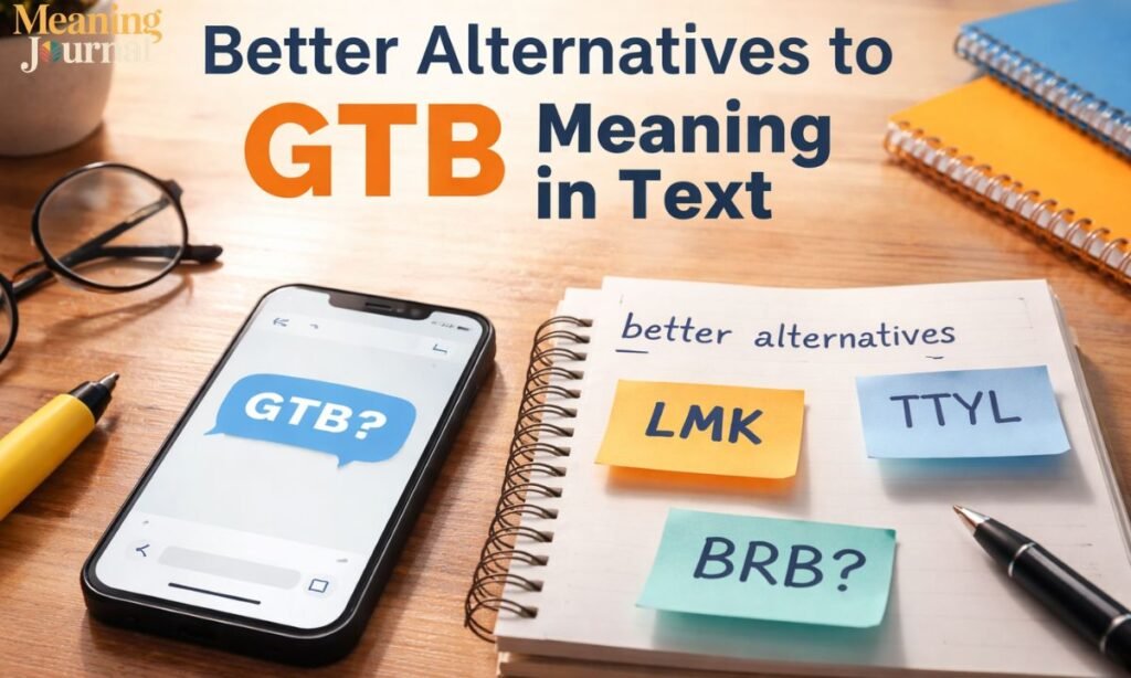 Better Alternatives to GTB Meaning in Text