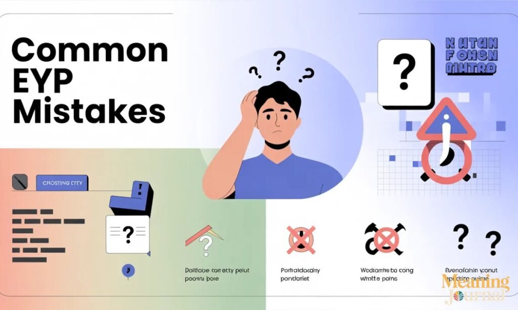 Common Mistakes People Make With EYP