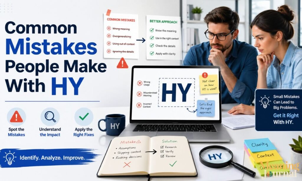 Common Mistakes People Make With HY