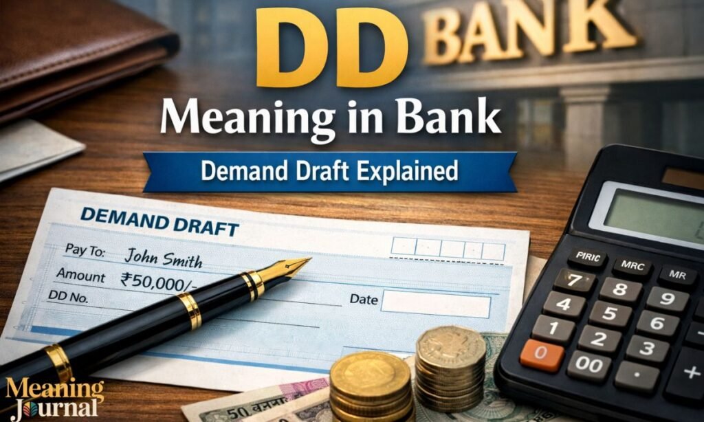 DD meaning in bank