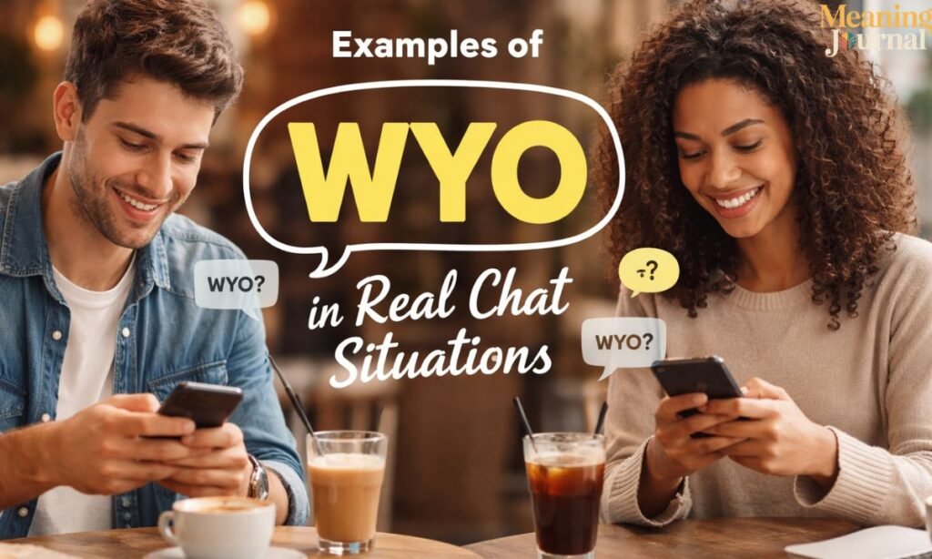 Examples of WYO in Real Chat Situations