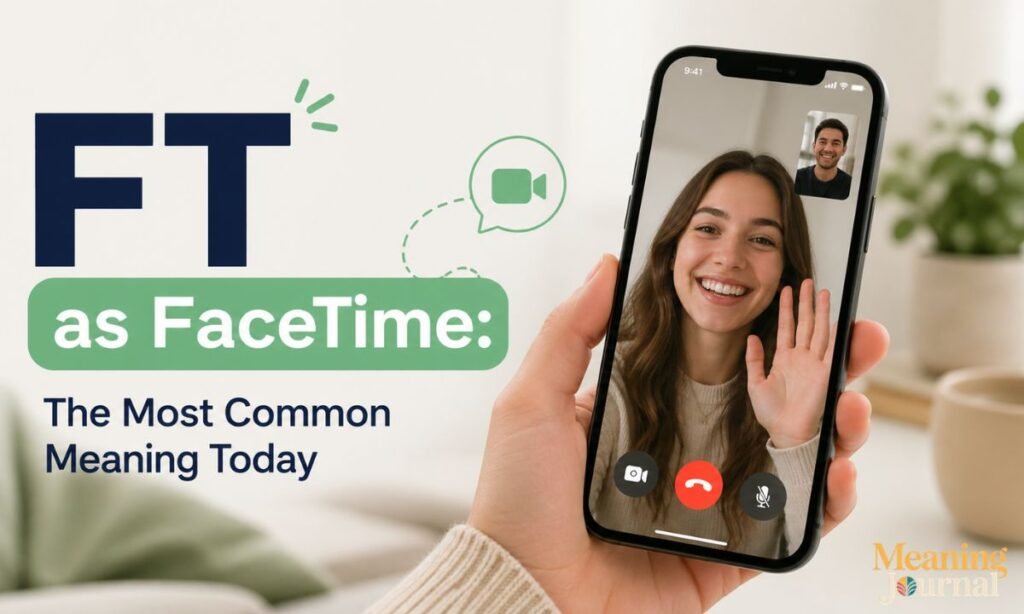 FT as FaceTime The Most Common Meaning Today