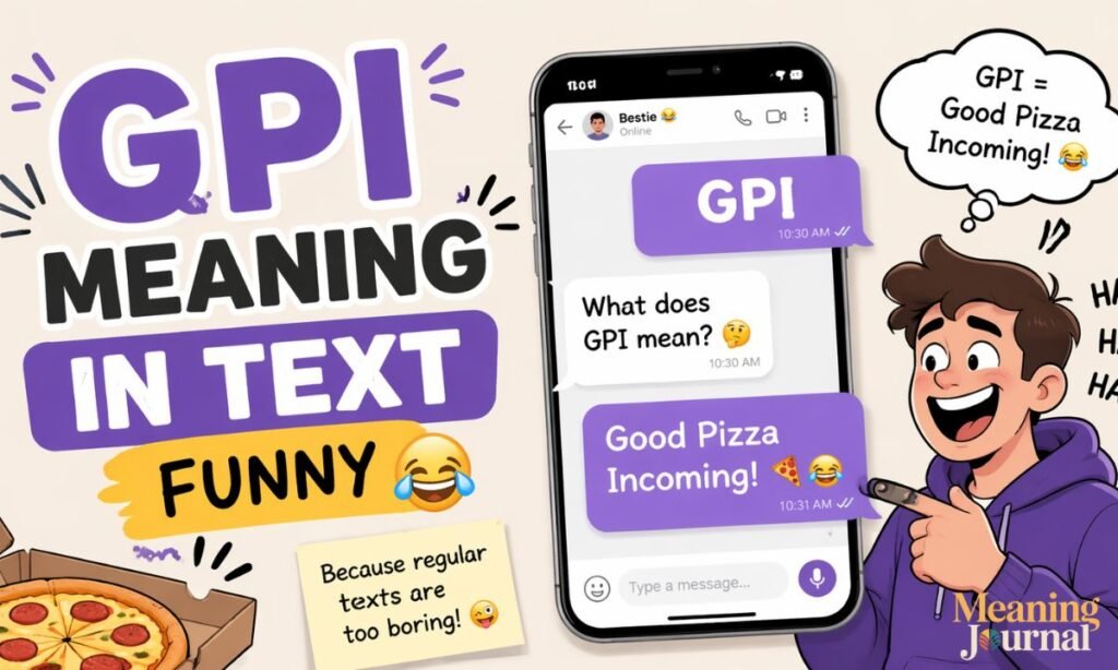 Gpi meaning in text funny