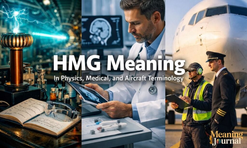 HMG Meaning in Physics, Medical, and Aircraft Terminology