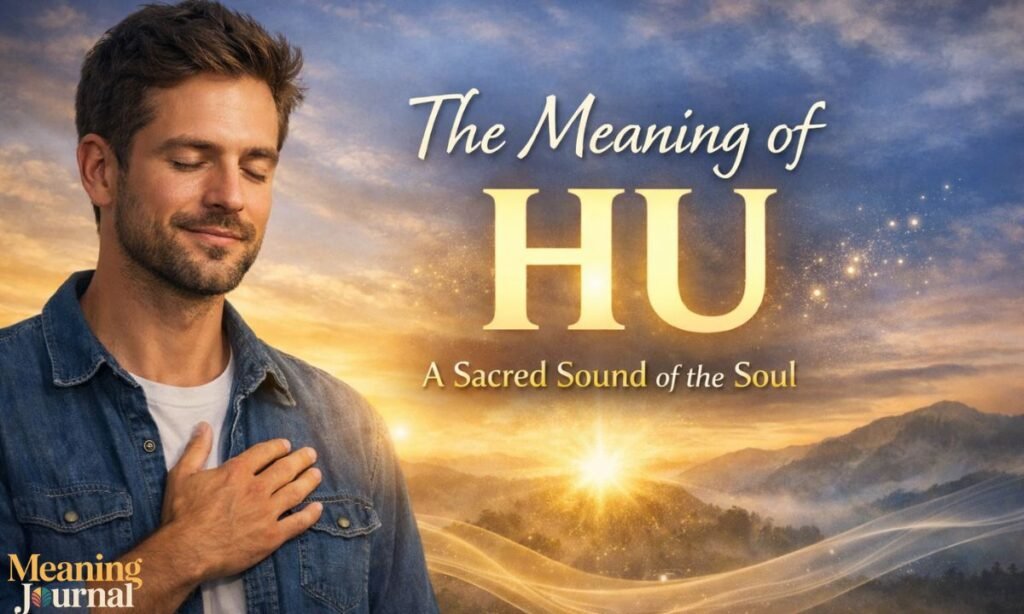 HU meaning in text from a guy