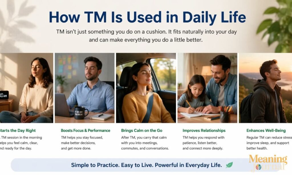 How TM Is Used in Daily Life