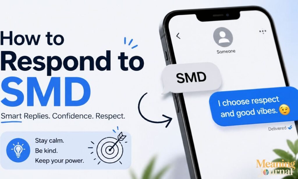 How to Respond to SMD