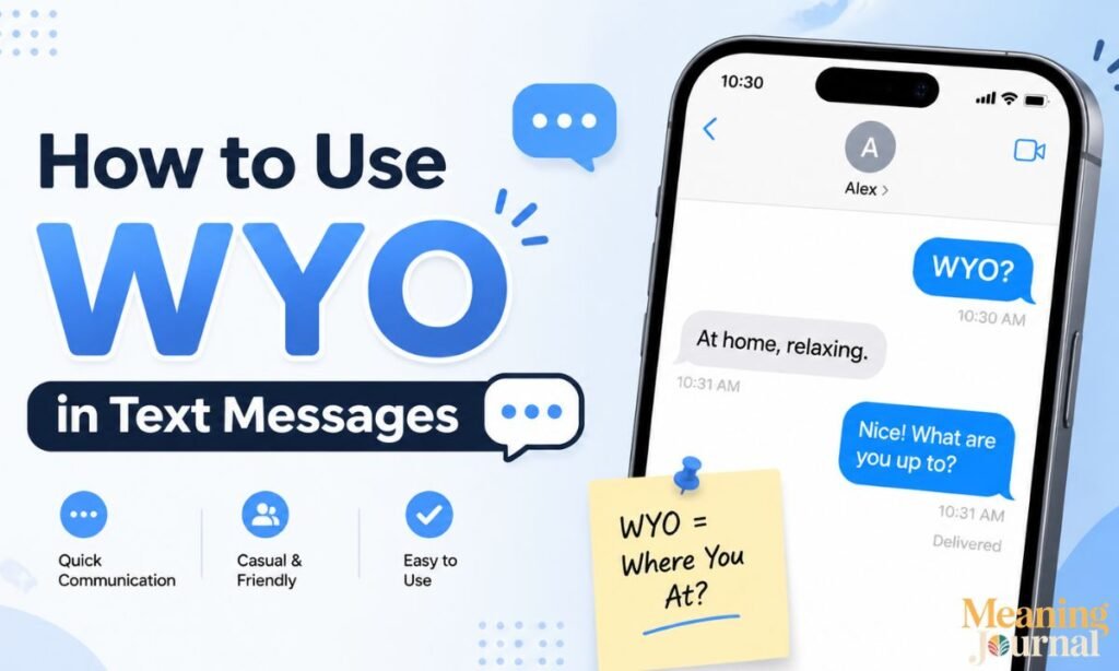 How to Use WYO in Text Messages 💬
