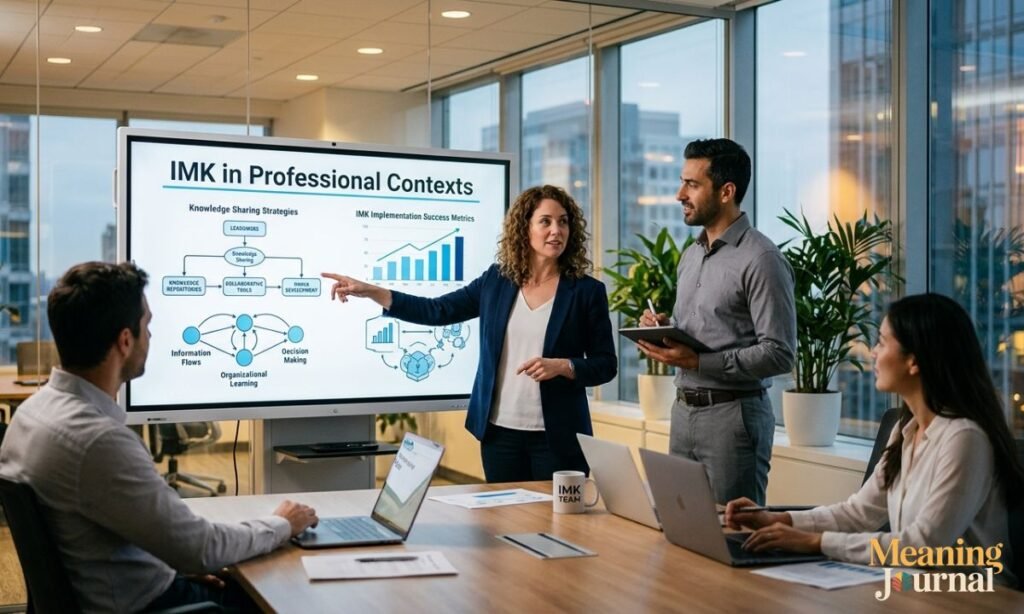 IMK in Professional Contexts