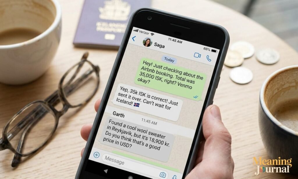 ISk examples in text messages