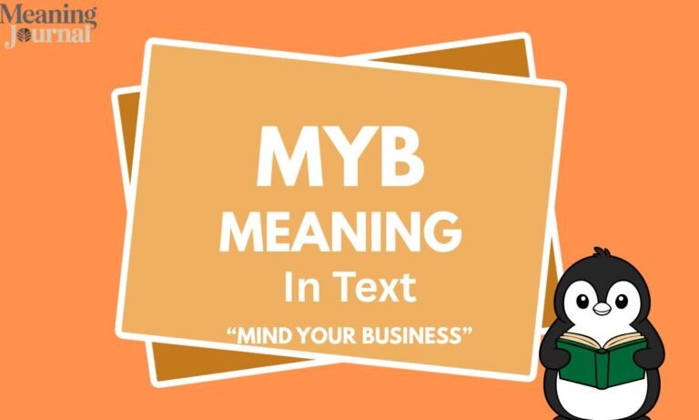 MYB Meaning in Text