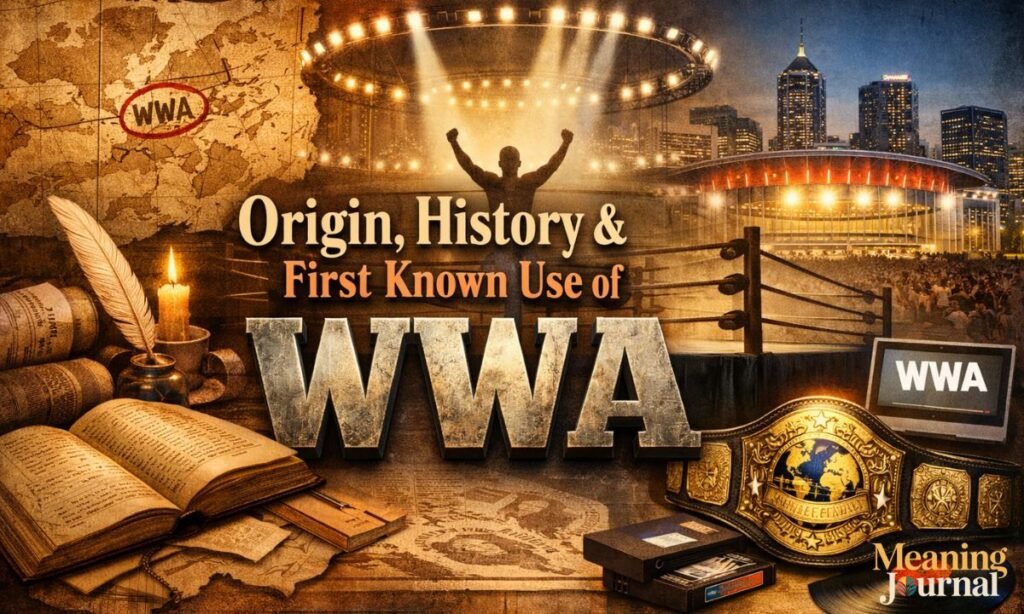 Origin, History & First Known Use of WWA
