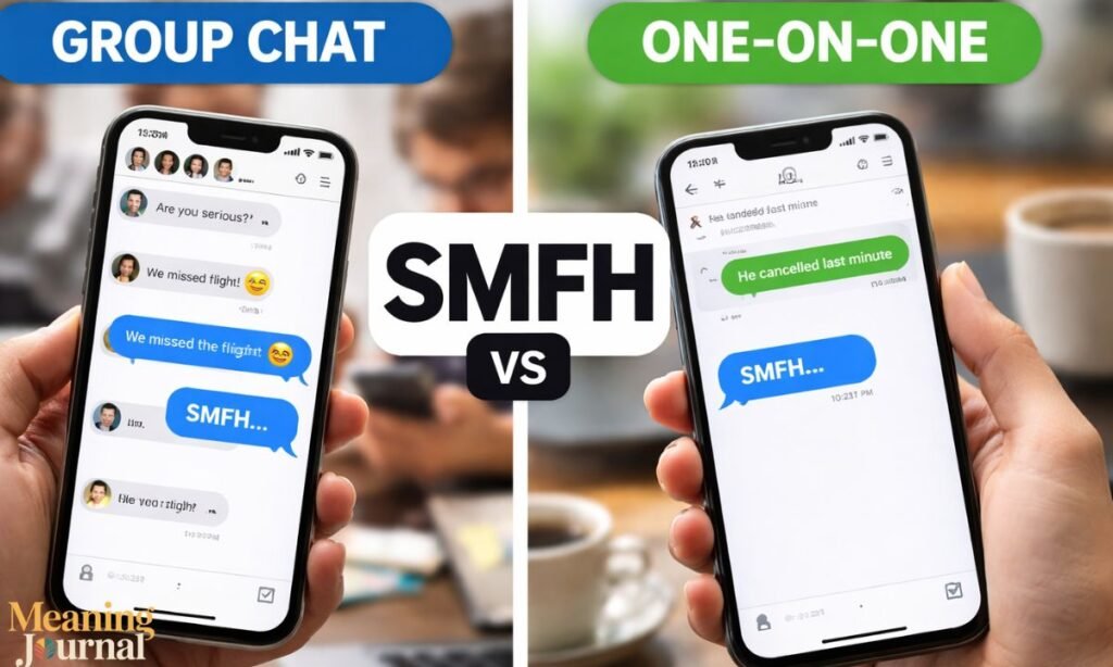 SMFH in Group Chats vs One-on-One Chats