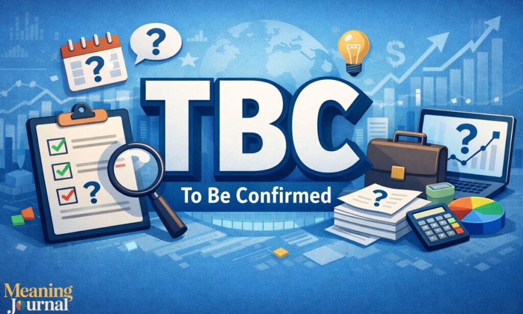 TBC meaning in business