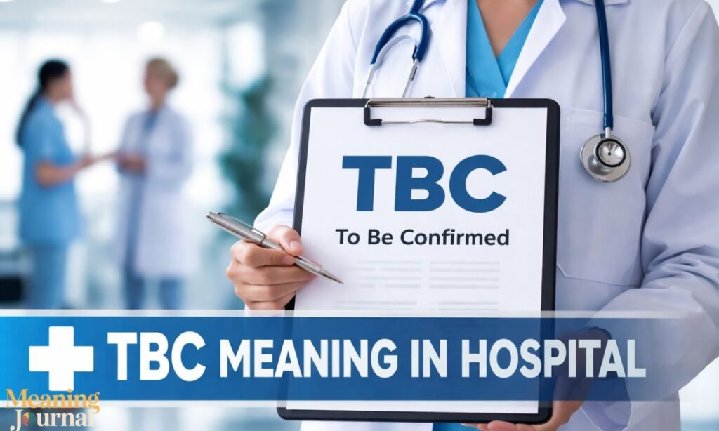 Tbc meaning in hospital