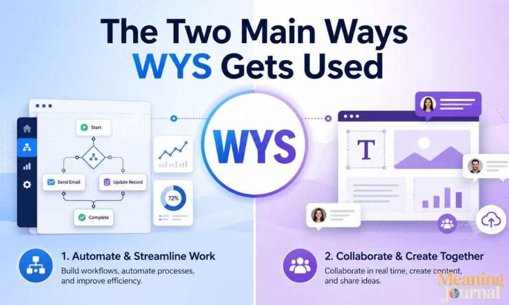 The Two Main Ways WYS Gets Used