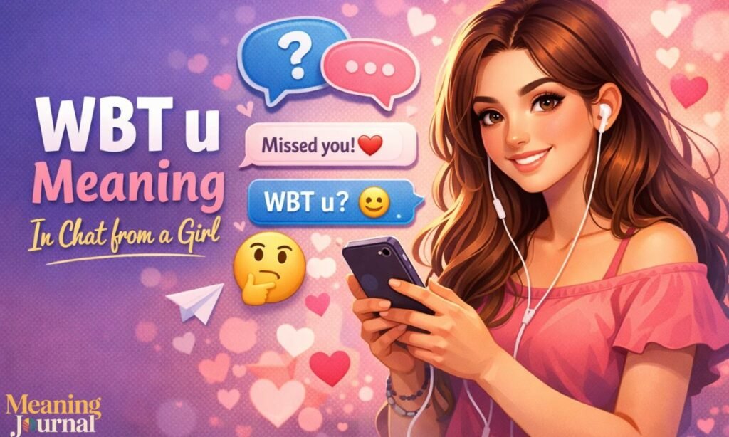 WBT u Meaning in chat from a girl
