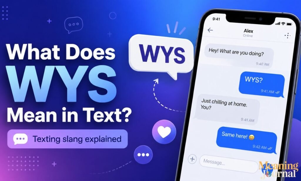 What Does WYS Mean in Text