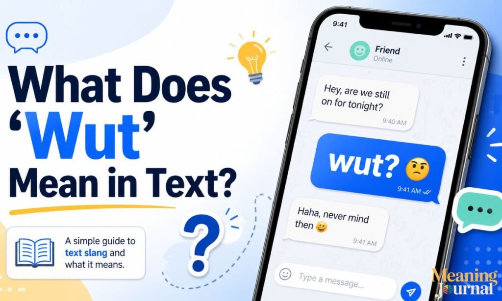 What Does Wut Mean in Text