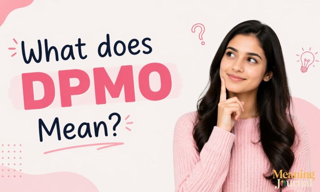 What does DPMO Mean in text from a girl