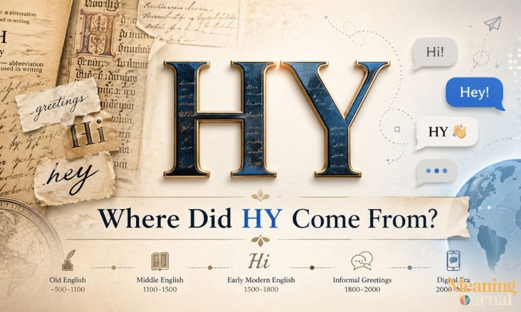 Where Did HY Come From