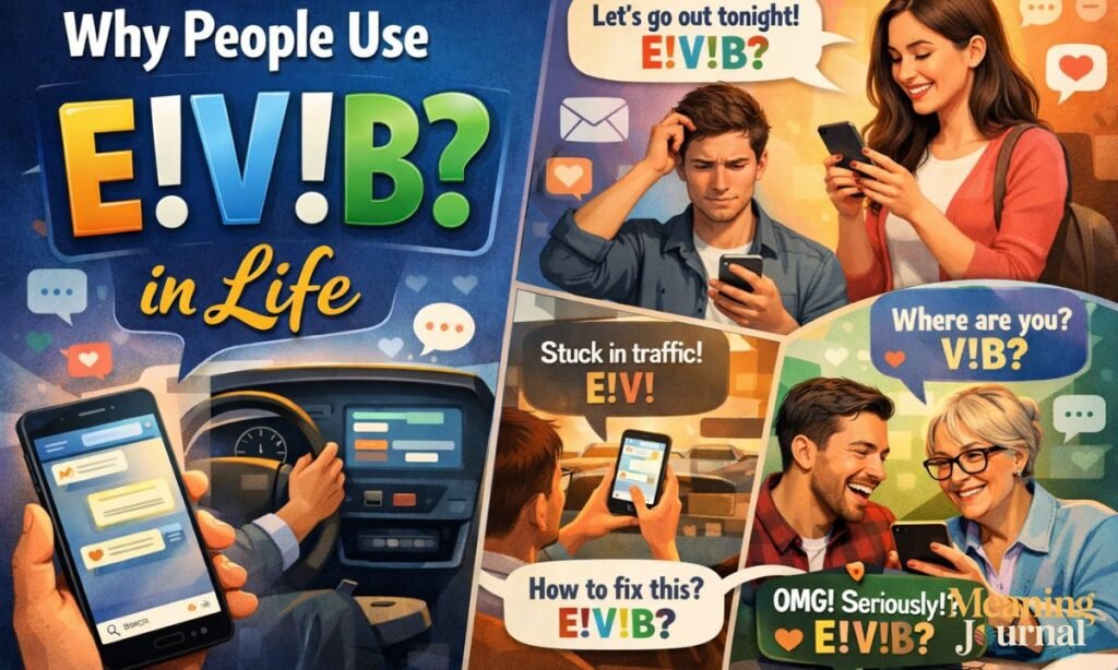 Why People Use EVB in Texts