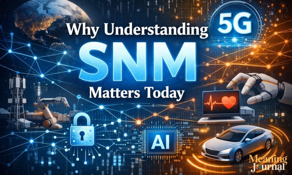 Why Understanding SNM Matters Today