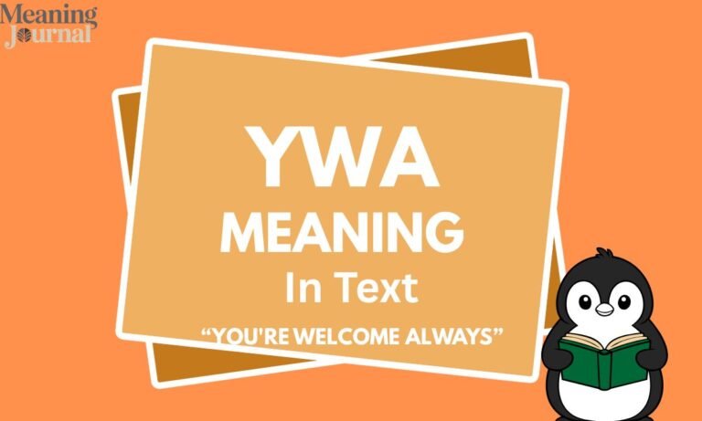YWA meaning in text