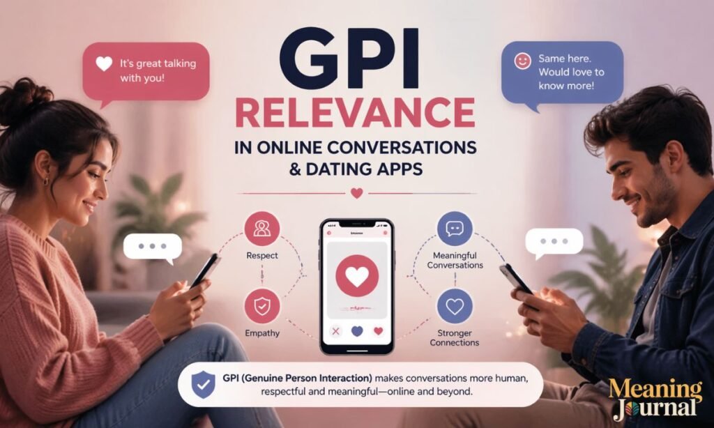 gpi relevance in online converstions and dating apps
