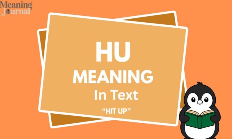 hu meaning in text