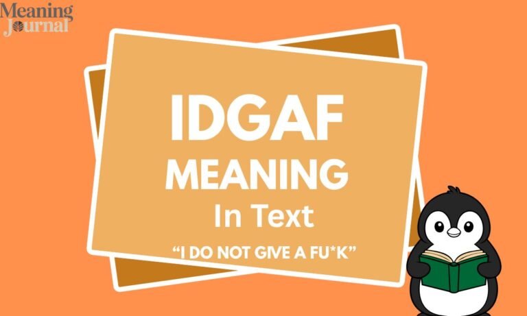 idgaf meaning in text