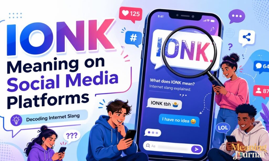 ionk meaning on social media platforms