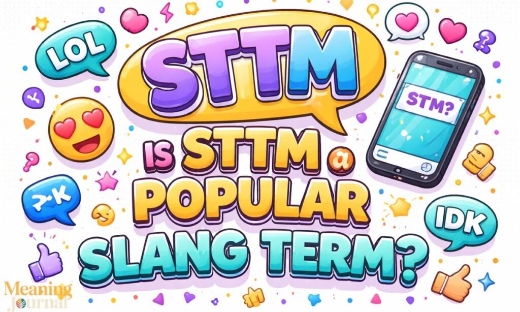 is sttm popular slang term