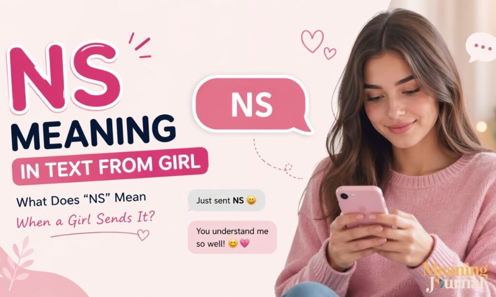 ns meaning in text from a girl