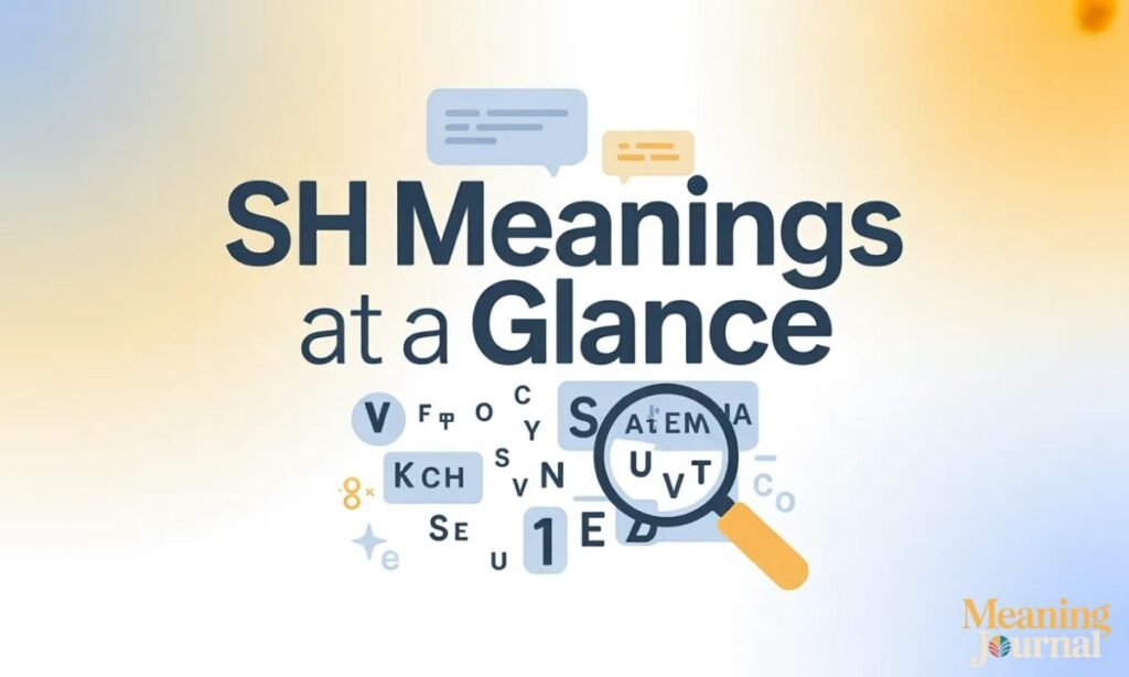 sh meaning at a glance