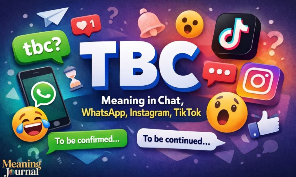 tbc Meaning in Chat, WhatsApp, Instagram, TikTok