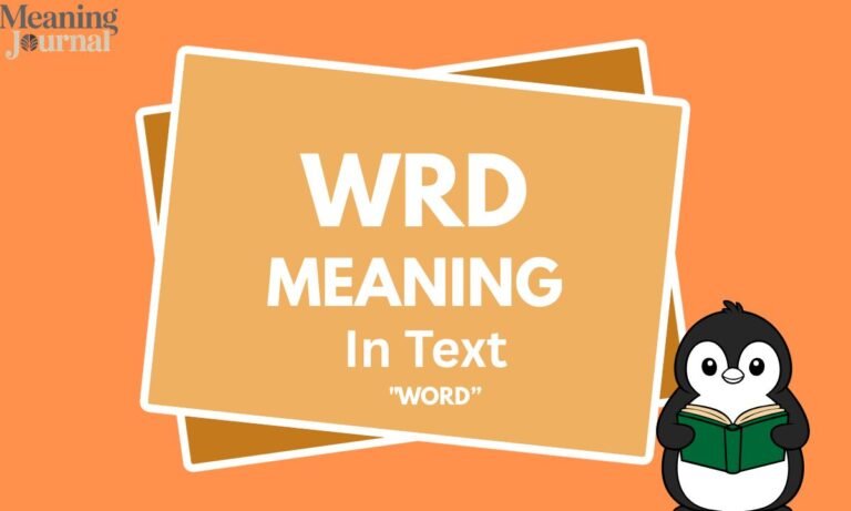 wrd meaning in text