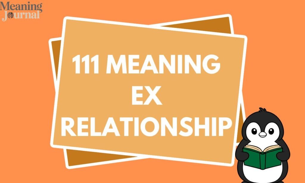 111 meaning ex relationship