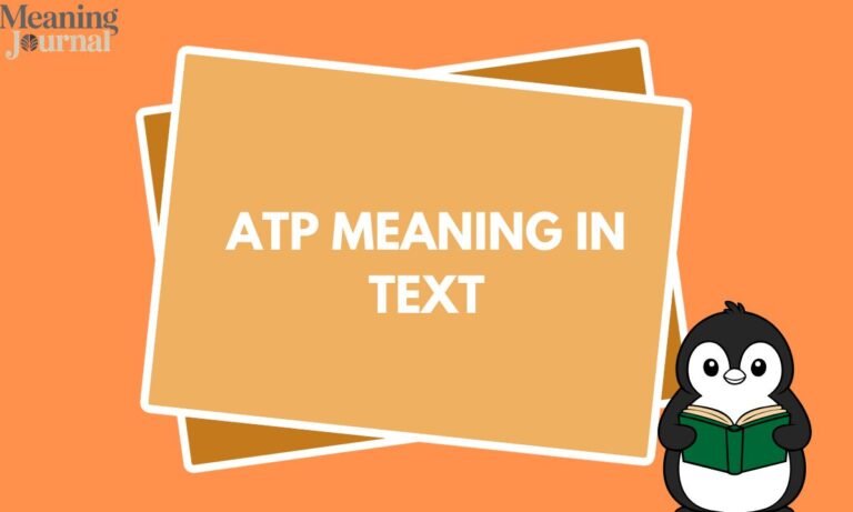 ATP Meaning in Text