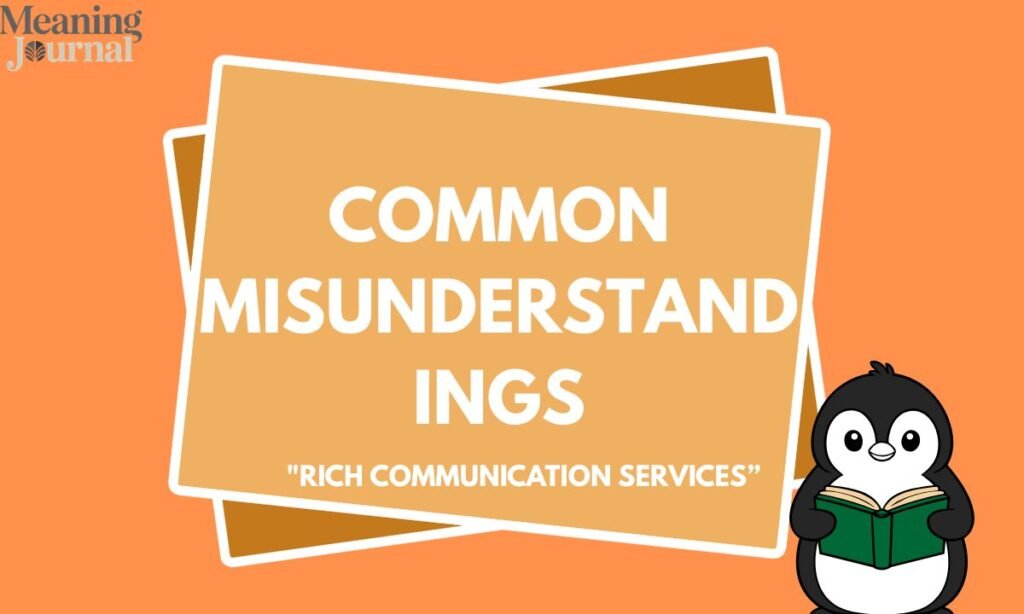 Common Misunderstandings (1)