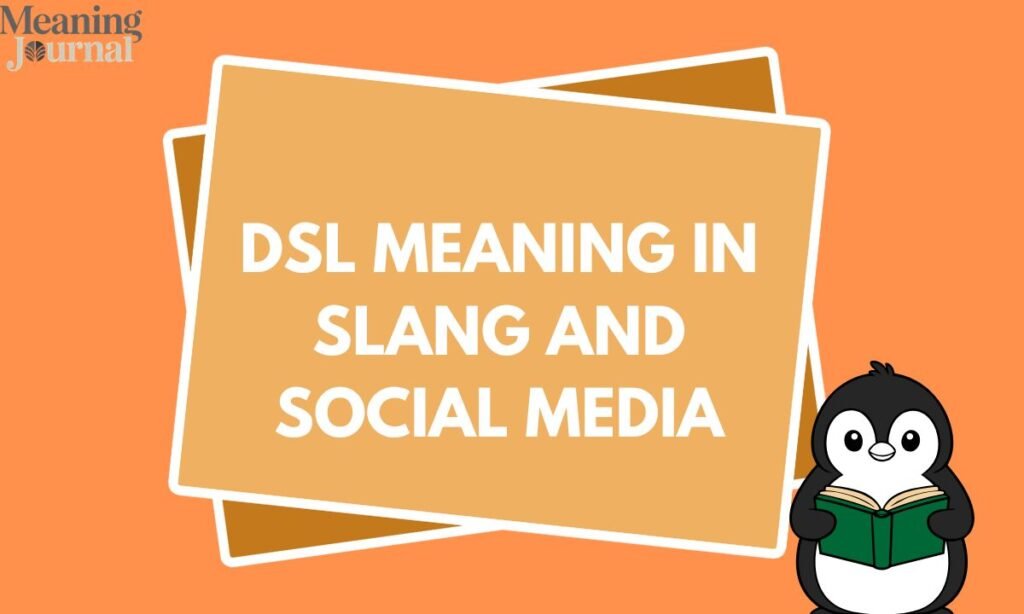 DSL Meaning in Slang and Social Media