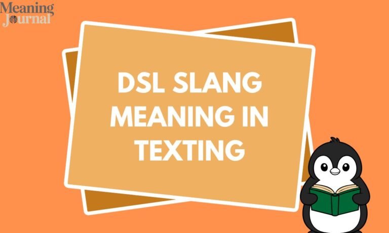 DSL Slang Meaning in Texting