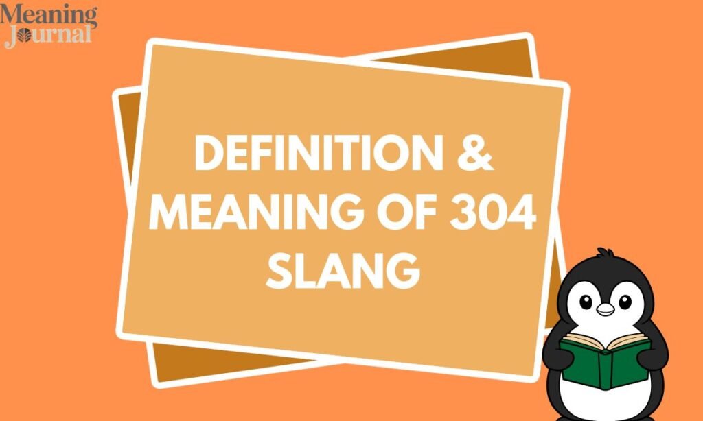 Definition & Meaning of 304 Slang