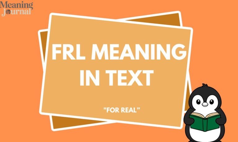 FRL Meaning in Text