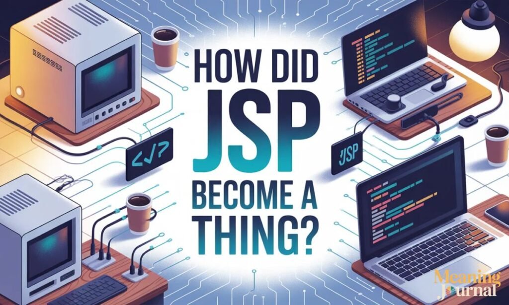 How Did JSP Even Become a Thing