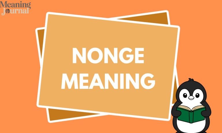 Nonge Meaning