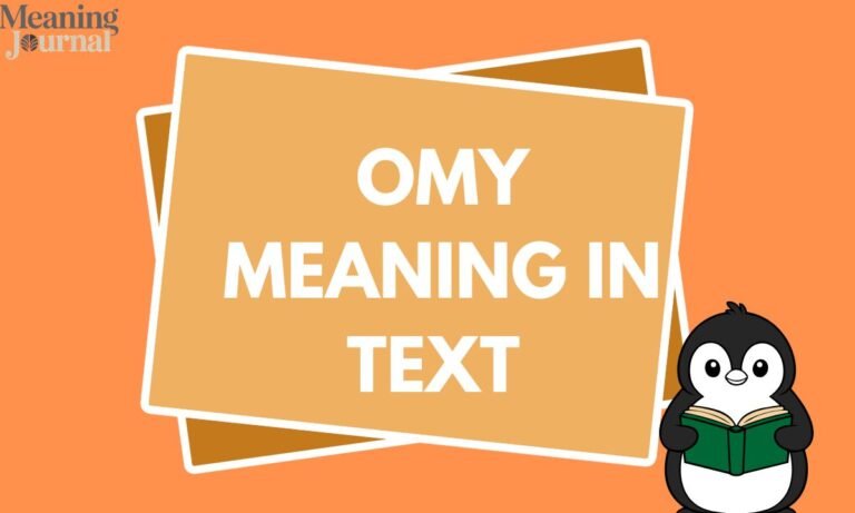 OMY Meaning in Text