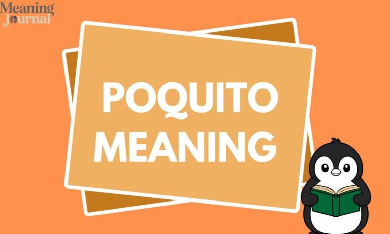 Poquito Meaning