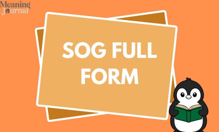 SOG Full Form