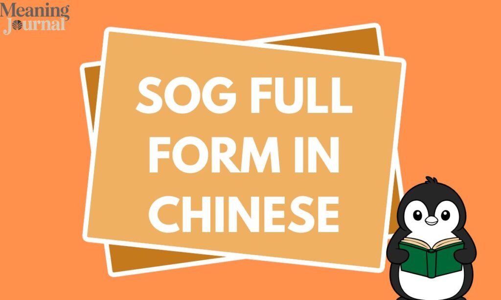 SOG Full Form in Chinese